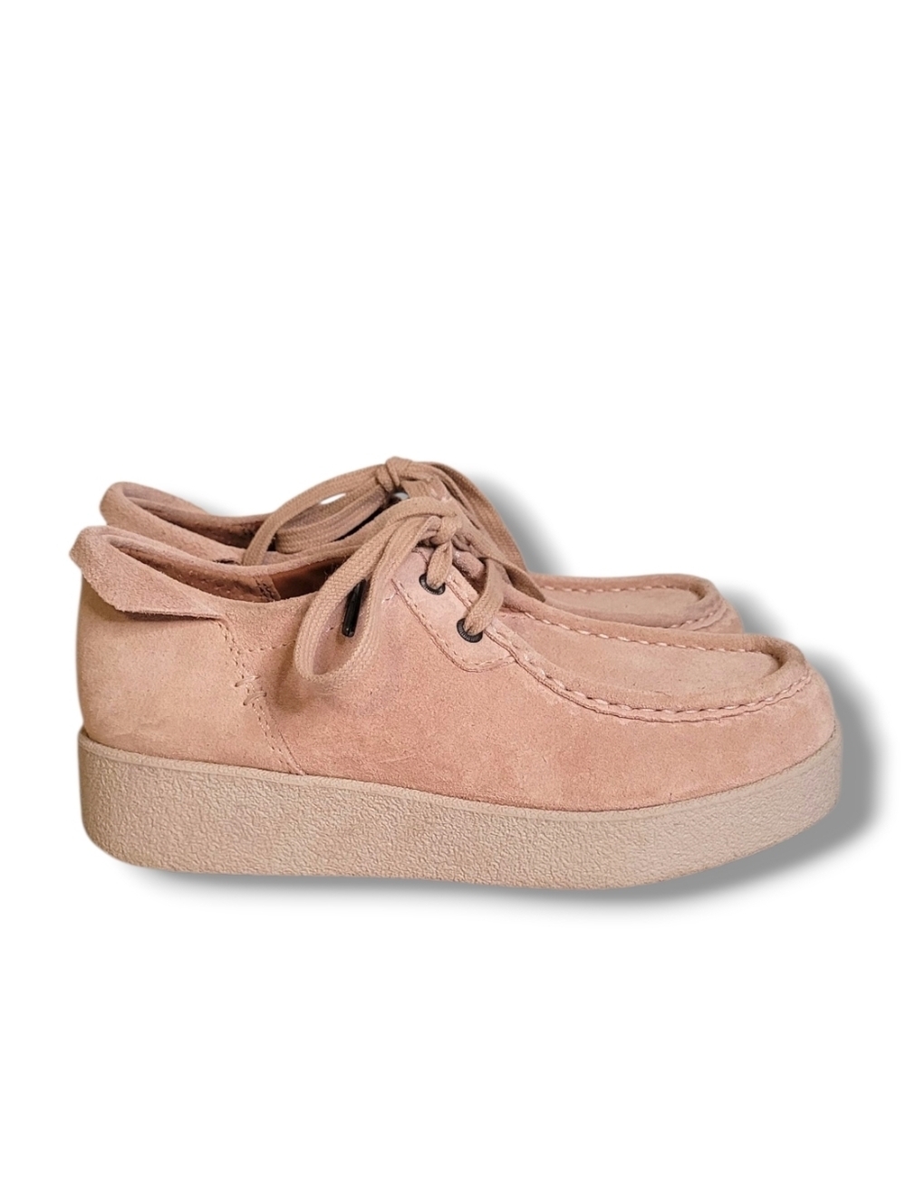 Zodiac Fern Blush Pink Platform Chukka Shoes